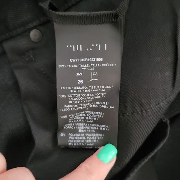 Unravel Project Ben Taverniti Denim Scarf Jeans Skirt 26 S NEW - Picture 11 of 15